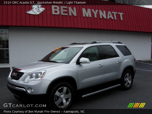 2010 GMC Acadia SLT in Quicksilver Metallic