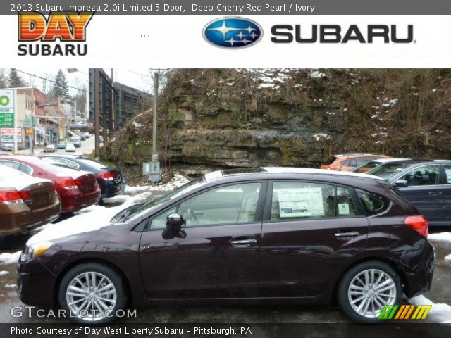 2013 Subaru Impreza 2.0i Limited 5 Door in Deep Cherry Red Pearl