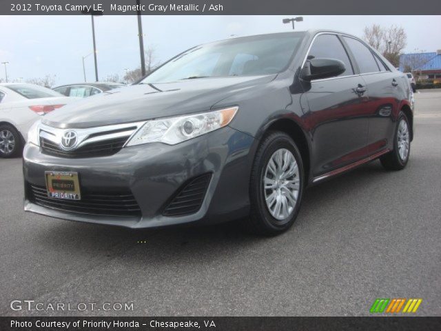 2012 Toyota Camry LE in Magnetic Gray Metallic