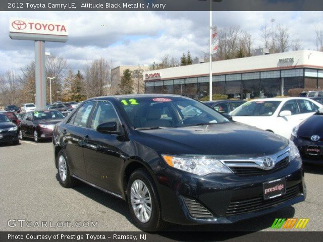 2012 Toyota Camry LE in Attitude Black Metallic
