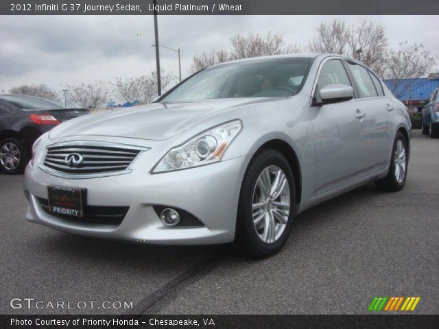 2012 Infiniti G 37 Journey Sedan in Liquid Platinum
