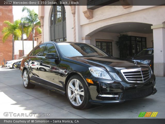 2012 Mercedes-Benz E 350 Sedan in Black