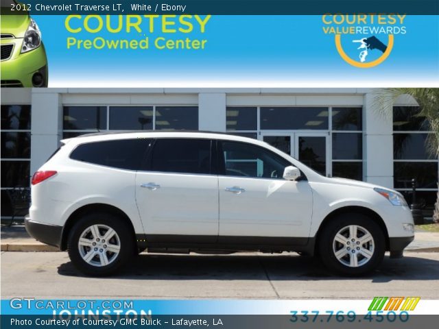 2012 Chevrolet Traverse LT in White