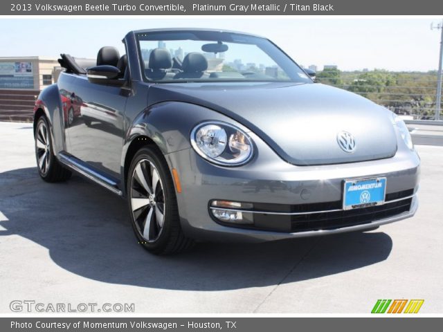 2013 Volkswagen Beetle Turbo Convertible in Platinum Gray Metallic