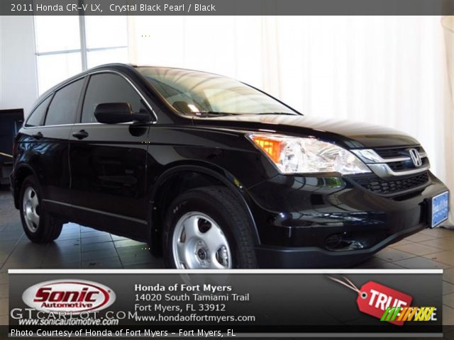 2011 Honda CR-V LX in Crystal Black Pearl