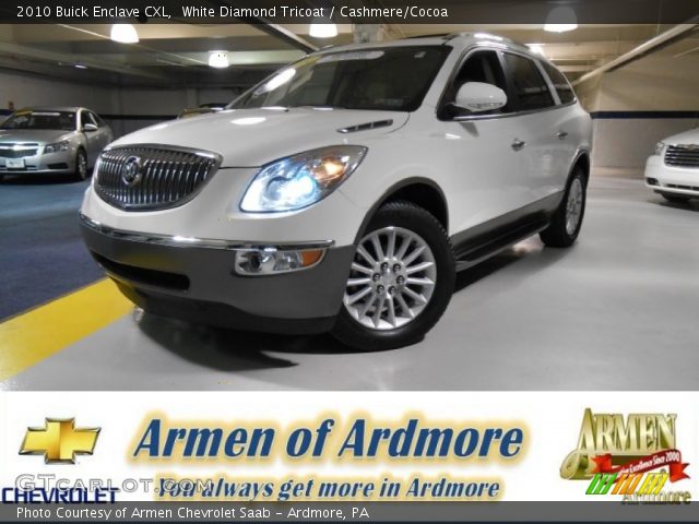 2010 Buick Enclave CXL in White Diamond Tricoat