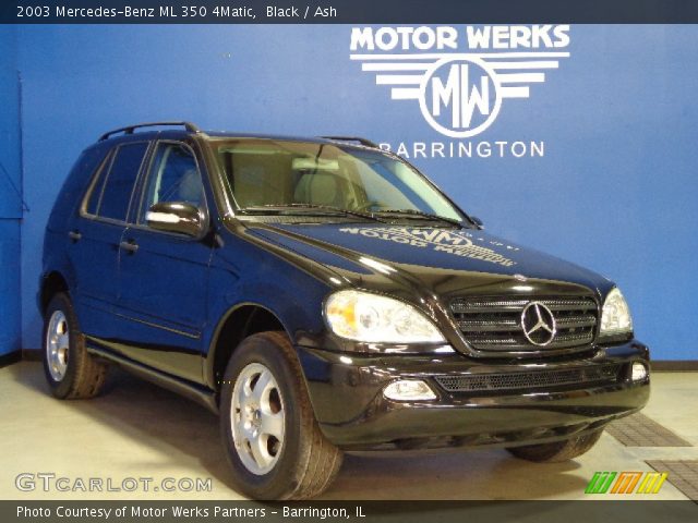 2003 Mercedes-Benz ML 350 4Matic in Black