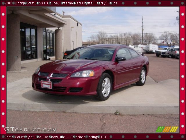 2005 Dodge Stratus SXT Coupe in Inferno Red Crystal Pearl