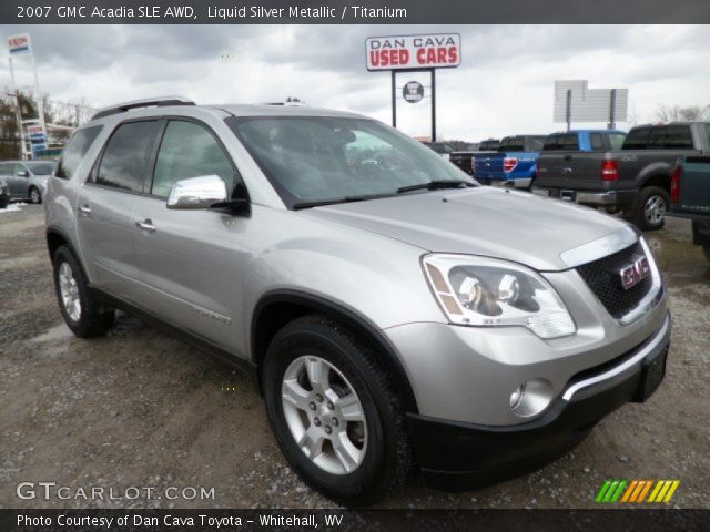 2007 GMC Acadia SLE AWD in Liquid Silver Metallic