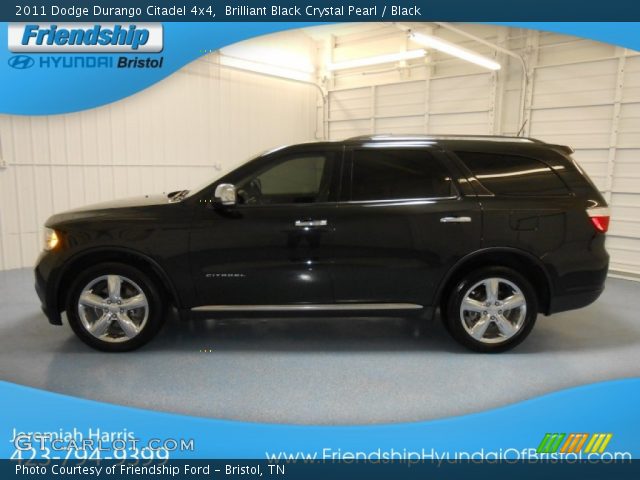 2011 Dodge Durango Citadel 4x4 in Brilliant Black Crystal Pearl