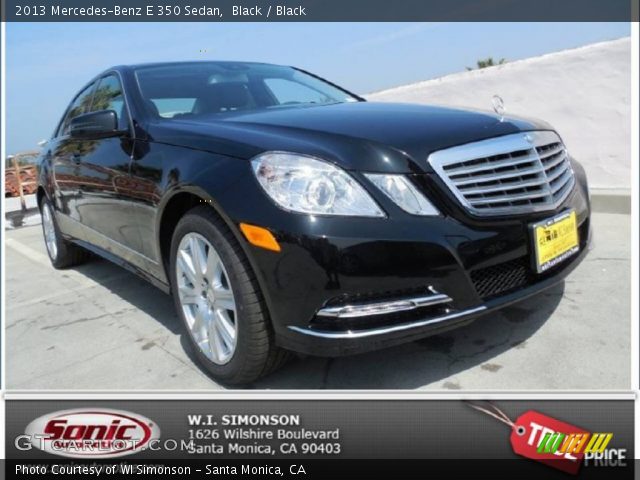 2013 Mercedes-Benz E 350 Sedan in Black