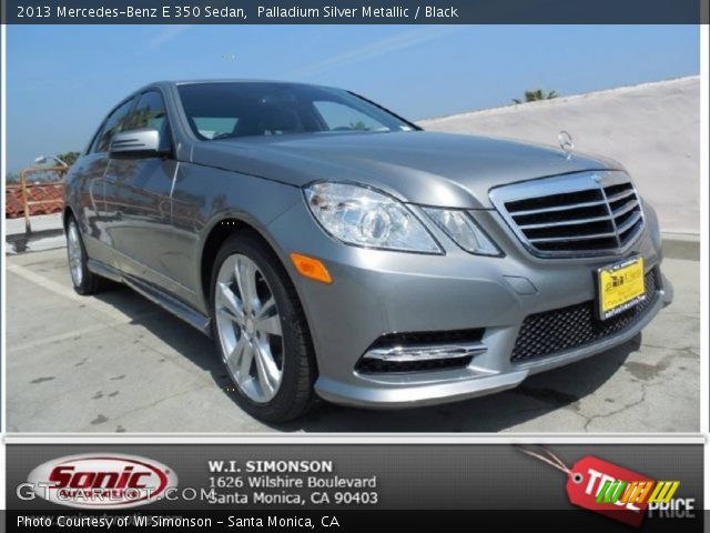 2013 Mercedes-Benz E 350 Sedan in Palladium Silver Metallic