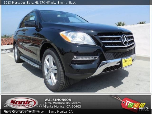 2013 Mercedes-Benz ML 350 4Matic in Black