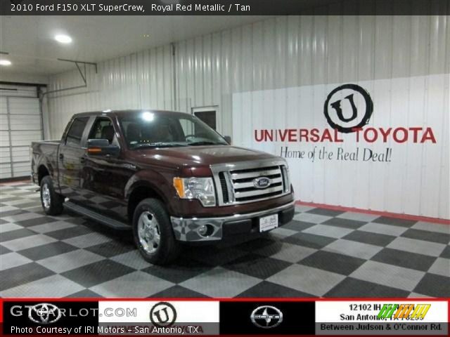 2010 Ford F150 XLT SuperCrew in Royal Red Metallic