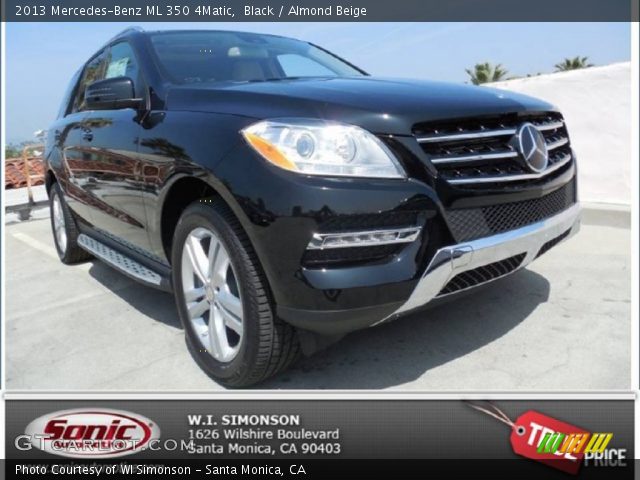 2013 Mercedes-Benz ML 350 4Matic in Black
