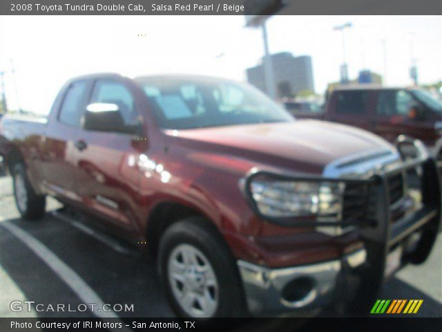 2008 Toyota Tundra Double Cab in Salsa Red Pearl