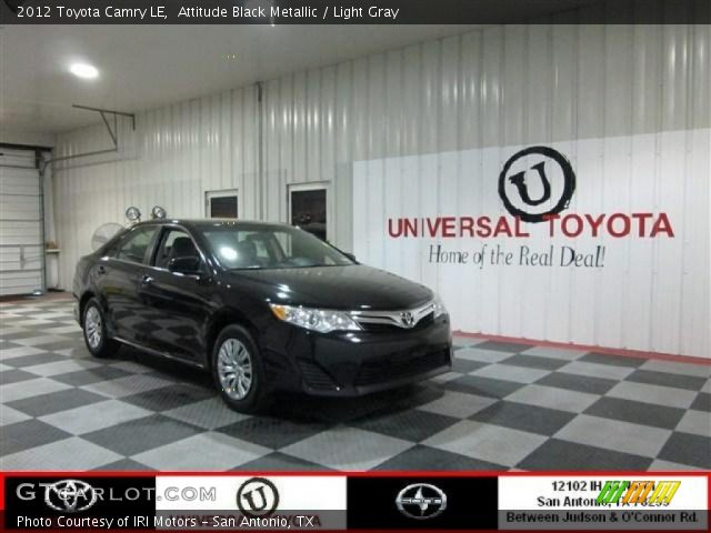 2012 Toyota Camry LE in Attitude Black Metallic