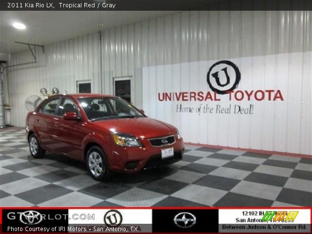 2011 Kia Rio LX in Tropical Red