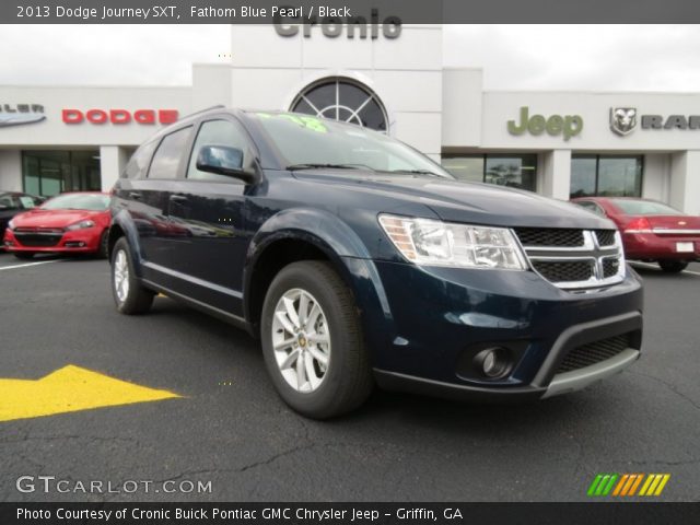 2013 Dodge Journey SXT in Fathom Blue Pearl