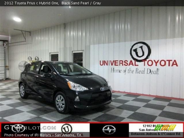 2012 Toyota Prius c Hybrid One in Black Sand Pearl