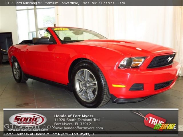 2012 Ford Mustang V6 Premium Convertible in Race Red
