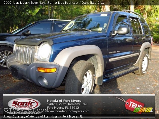 2002 Jeep Liberty Sport 4x4 in Patriot Blue Pearlcoat