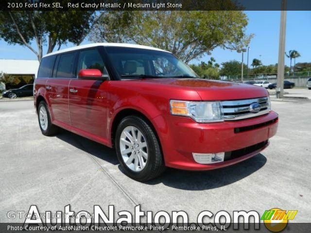 2010 Ford Flex SEL in Red Candy Metallic