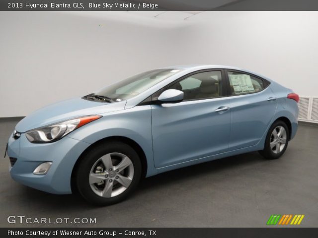 2013 Hyundai Elantra GLS in Blue Sky Metallic