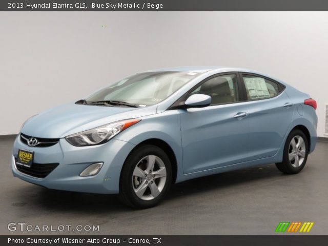 2013 Hyundai Elantra GLS in Blue Sky Metallic