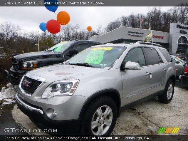 2007 GMC Acadia SLT AWD in Liquid Silver Metallic