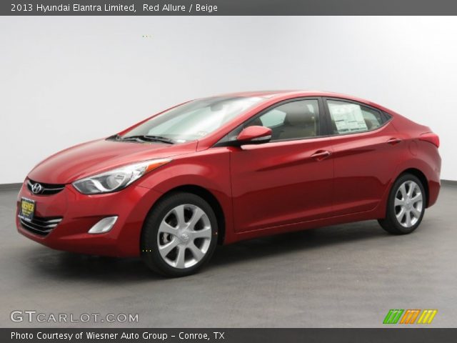 2013 Hyundai Elantra Limited in Red Allure