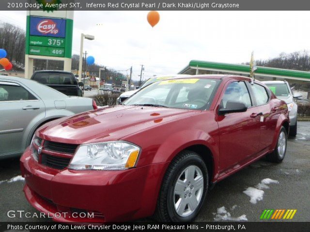 2010 Dodge Avenger SXT in Inferno Red Crystal Pearl