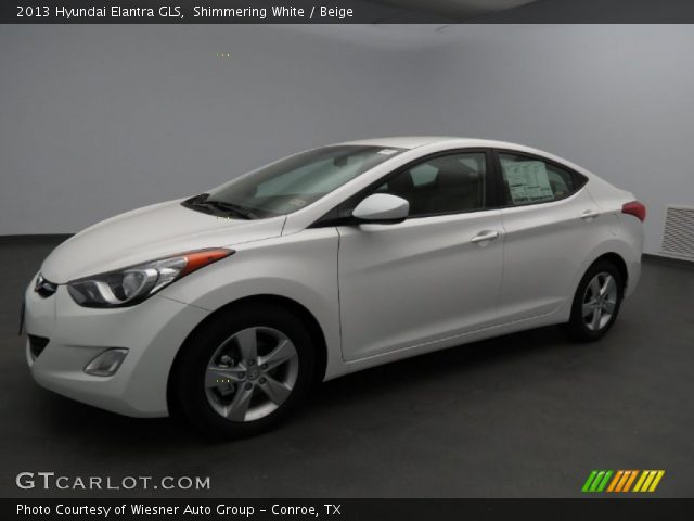 2013 Hyundai Elantra GLS in Shimmering White