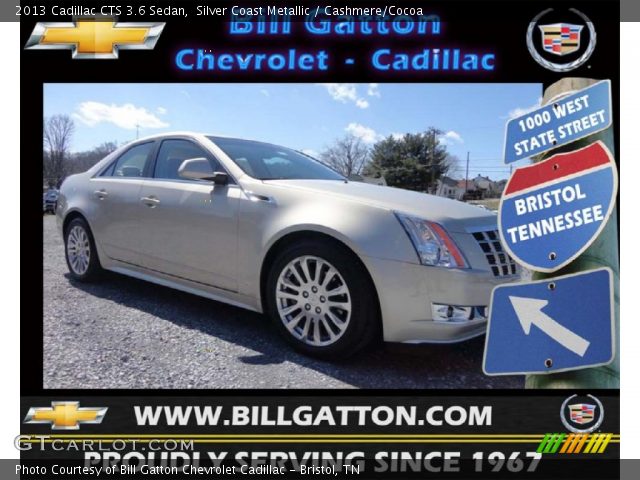 2013 Cadillac CTS 3.6 Sedan in Silver Coast Metallic