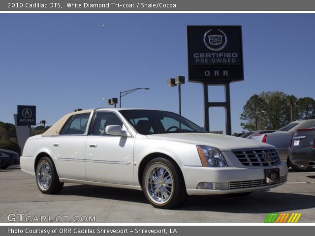 2010 Cadillac DTS  in White Diamond Tri-coat