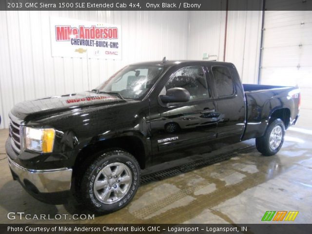 2013 GMC Sierra 1500 SLE Extended Cab 4x4 in Onyx Black