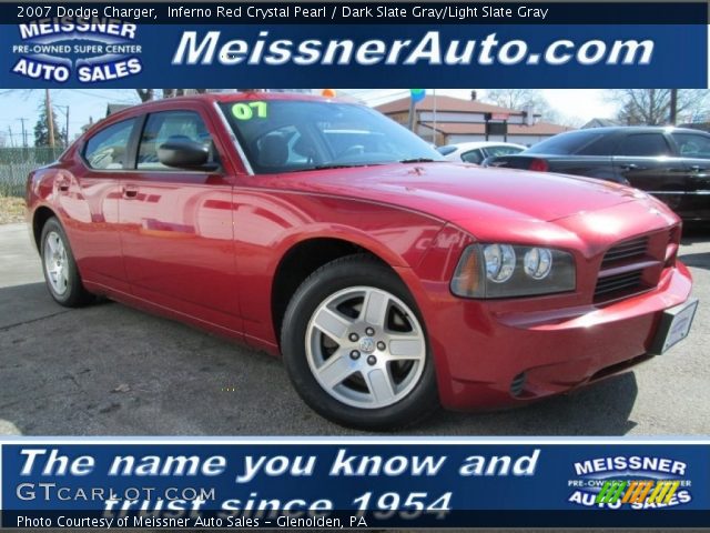 2007 Dodge Charger  in Inferno Red Crystal Pearl