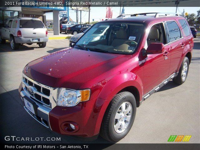 2011 Ford Escape Limited 4WD in Sangria Red Metallic