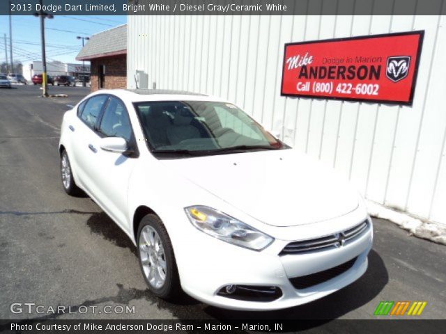 2013 Dodge Dart Limited in Bright White