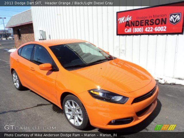 2013 Dodge Dart SXT in Header Orange