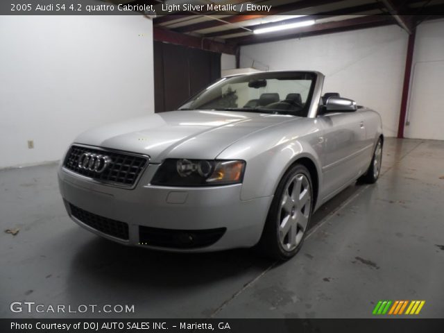 2005 Audi S4 4.2 quattro Cabriolet in Light Silver Metallic
