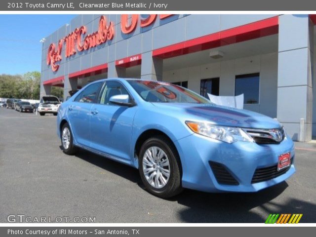 2012 Toyota Camry LE in Clearwater Blue Metallic