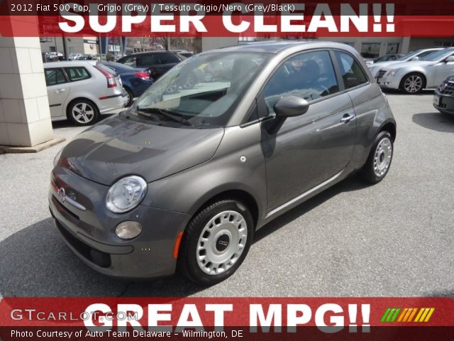 2012 Fiat 500 Pop in Grigio (Grey)
