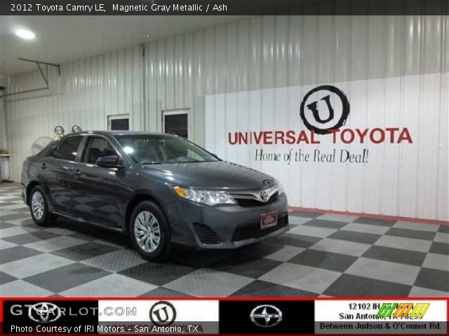 2012 Toyota Camry LE in Magnetic Gray Metallic