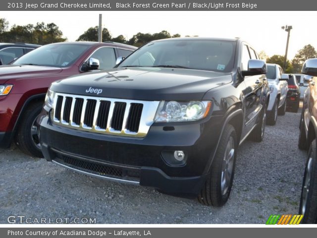 2013 Jeep Grand Cherokee Limited in Black Forest Green Pearl