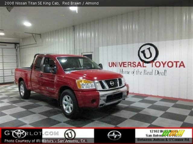 2008 Nissan Titan SE King Cab in Red Brawn