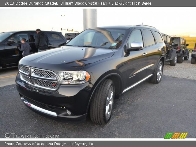 2013 Dodge Durango Citadel in Brilliant Black Crystal Pearl