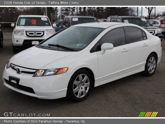 2008 Honda Civic LX Sedan in Taffeta White