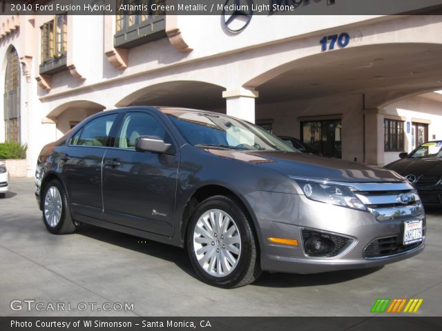 Atlantis Green Metallic 2010 Ford Fusion Hybrid Medium