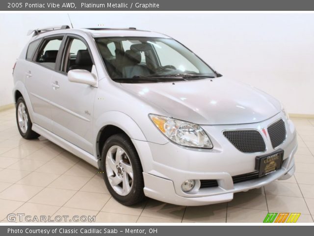 2005 Pontiac Vibe AWD in Platinum Metallic